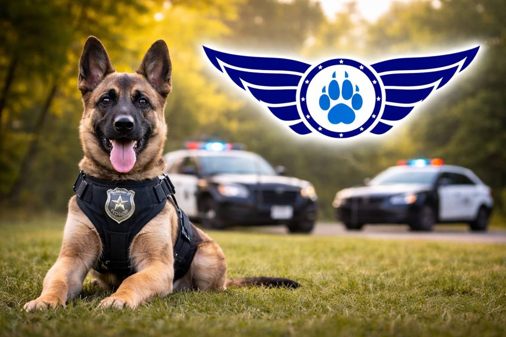 Служебные собаки полиции на тренировке по поиску людей