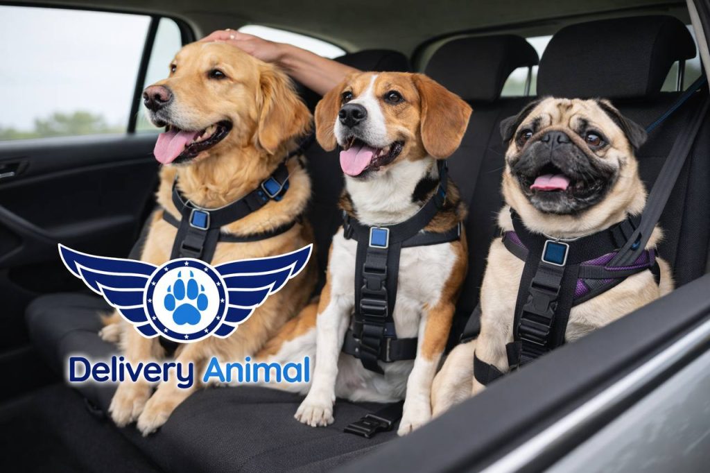 Transporting a dog by car