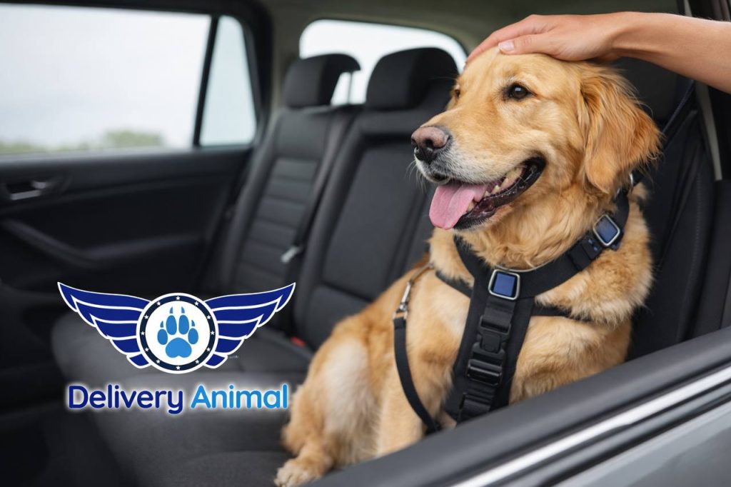 Transporting a dog by car