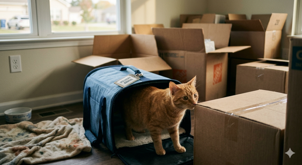 cat adaptation after moving