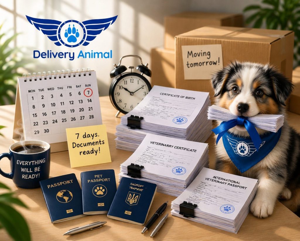 documents for pet travel abroad