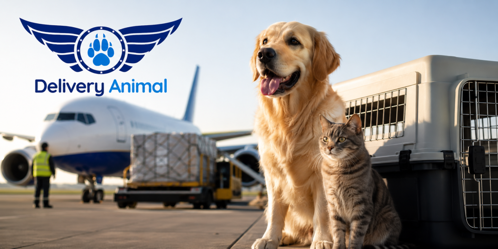 Pet transport from Kazakhstan to England