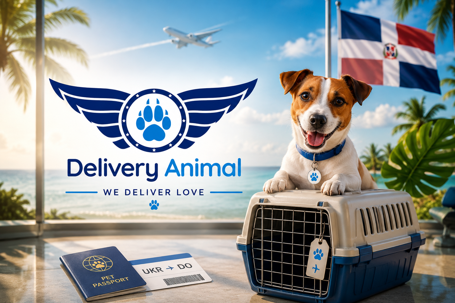 Pet Transportation to the Dominican Republic from Ukraine | Import Rules | Delivery Animal