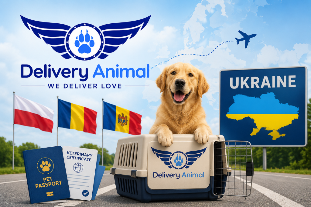 Bringing a Dog into Ukraine from Poland, Romania and Moldova — international pet transportation with Delivery Animal