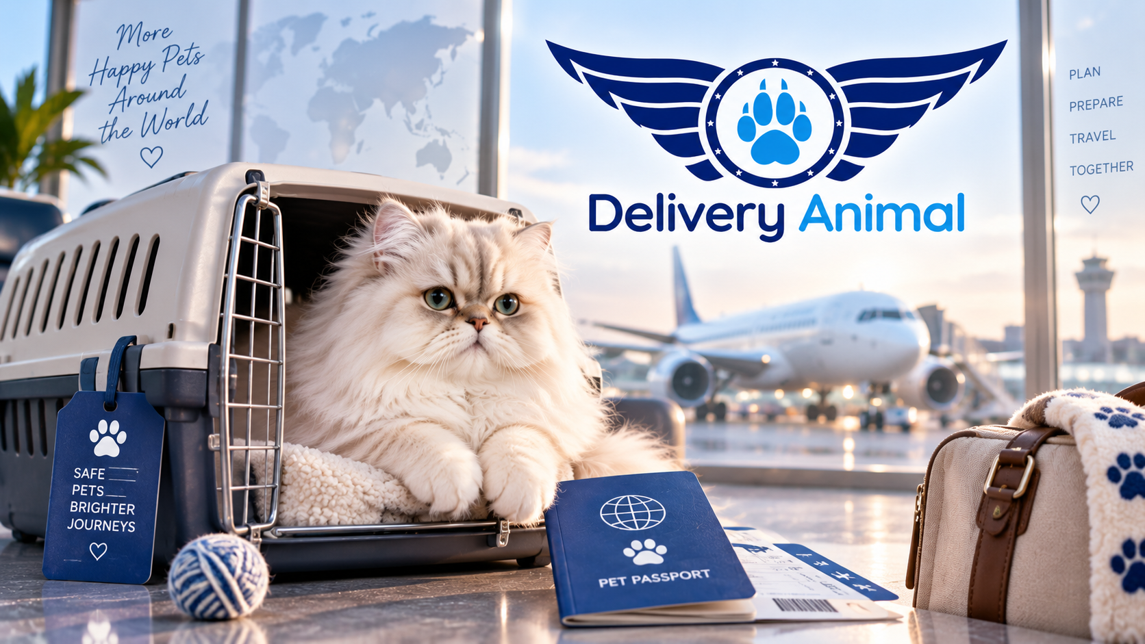 Persian Cat Delivery from the USA to Europe