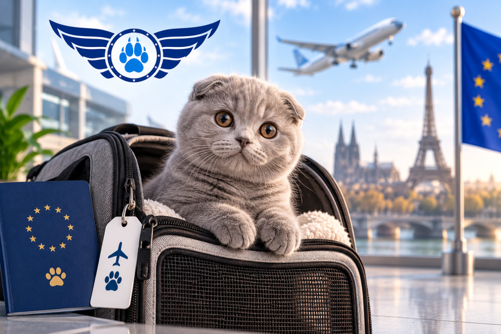 Scottish Fold Delivery from the USA to Europe 