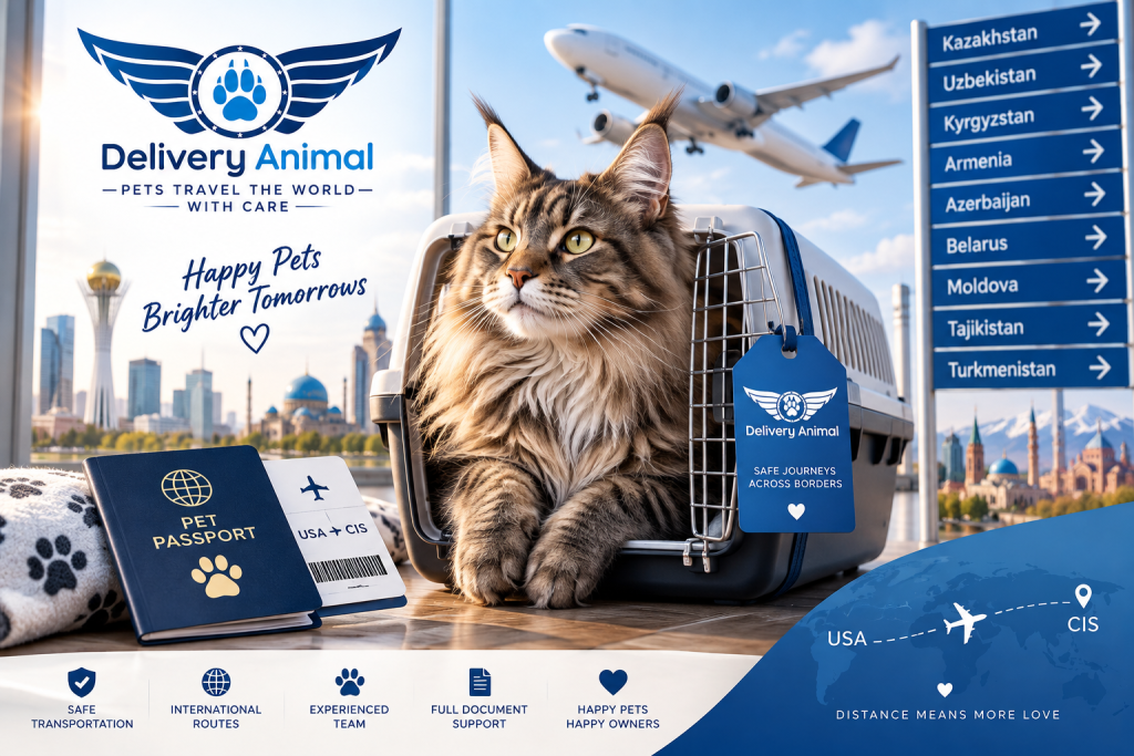 Maine Coon Delivery from the USA to CIS Countries