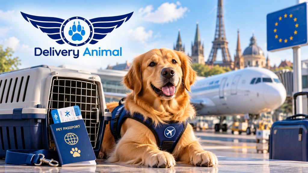 Dog transportation from Bishkek to Europe